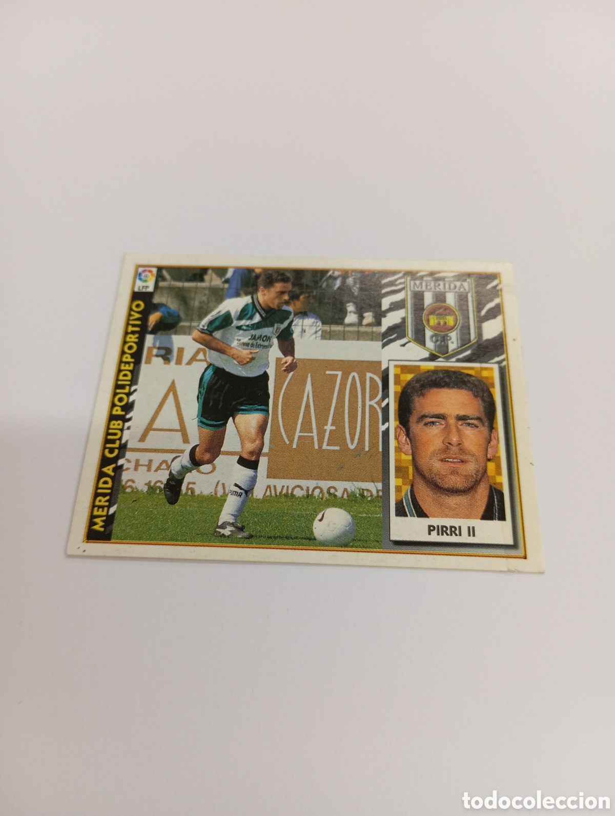 Cromos de F&uacute;tbol: PIRRI II COLOCA M&eacute;rida Liga Este 1997 1998 NUEVO SIN PEGAR 97 98