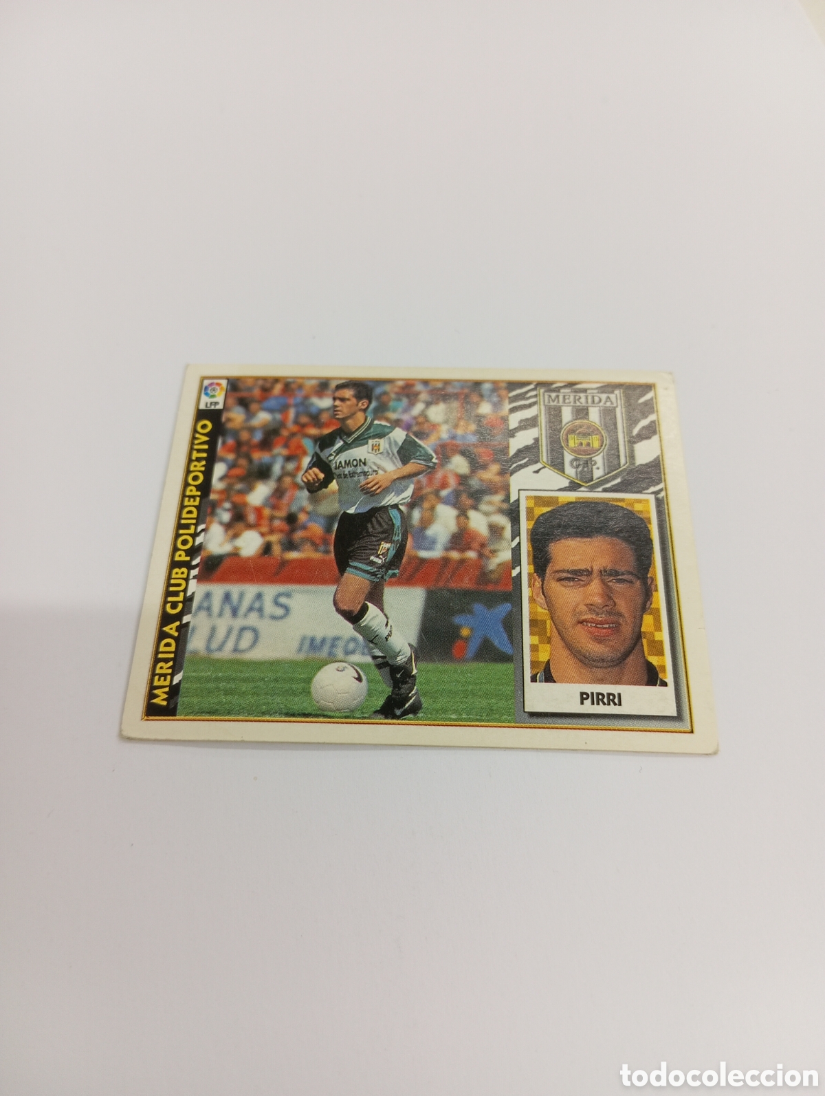 Cromos de F&uacute;tbol: PIRRI M&eacute;rida Liga Este 1997 1998 NUEVO SIN PEGAR 97 98