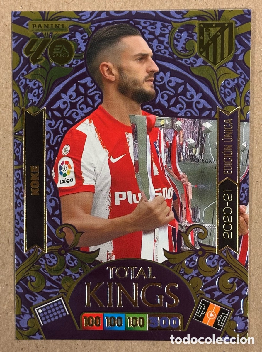Cromos de F&uacute;tbol: KOKE (ATL&Eacute;TICO DE MADRID). CARTA TOTAL KINGS PANINI ADRENALYN XL LIGA 2025/26.