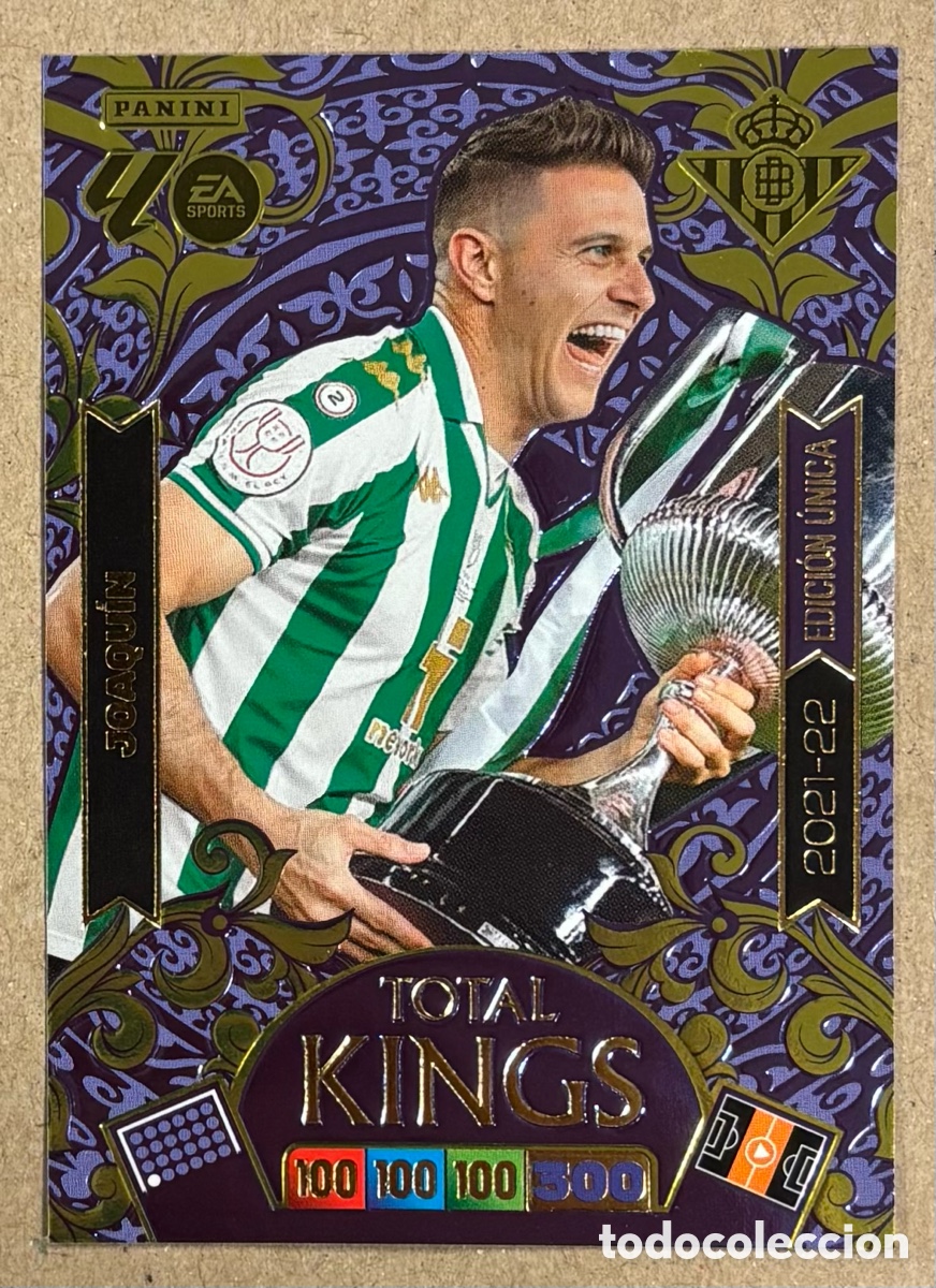 Figurine di Calcio: JOAQU&Iacute;N (REAL BETIS). CARTA TOTAL KINGS PANINI ADRENALYN XL LIGA 2025/26.