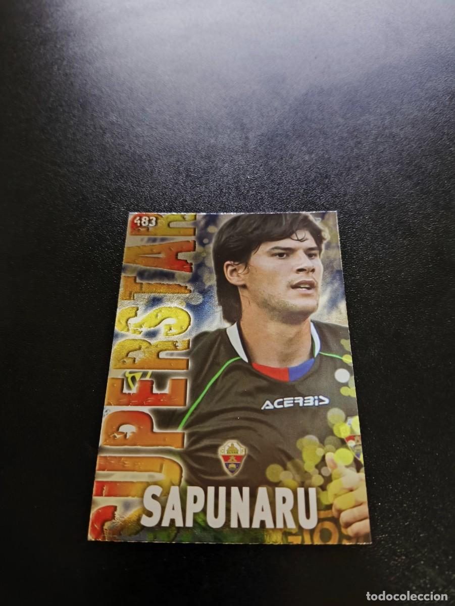Figurine di Calcio: 483 SAPUNARU SUPERSTAR BRILLO LISO ELCHE MUNDICROMO LIGA 2013 2014 13 14 NO PANINI ESTE