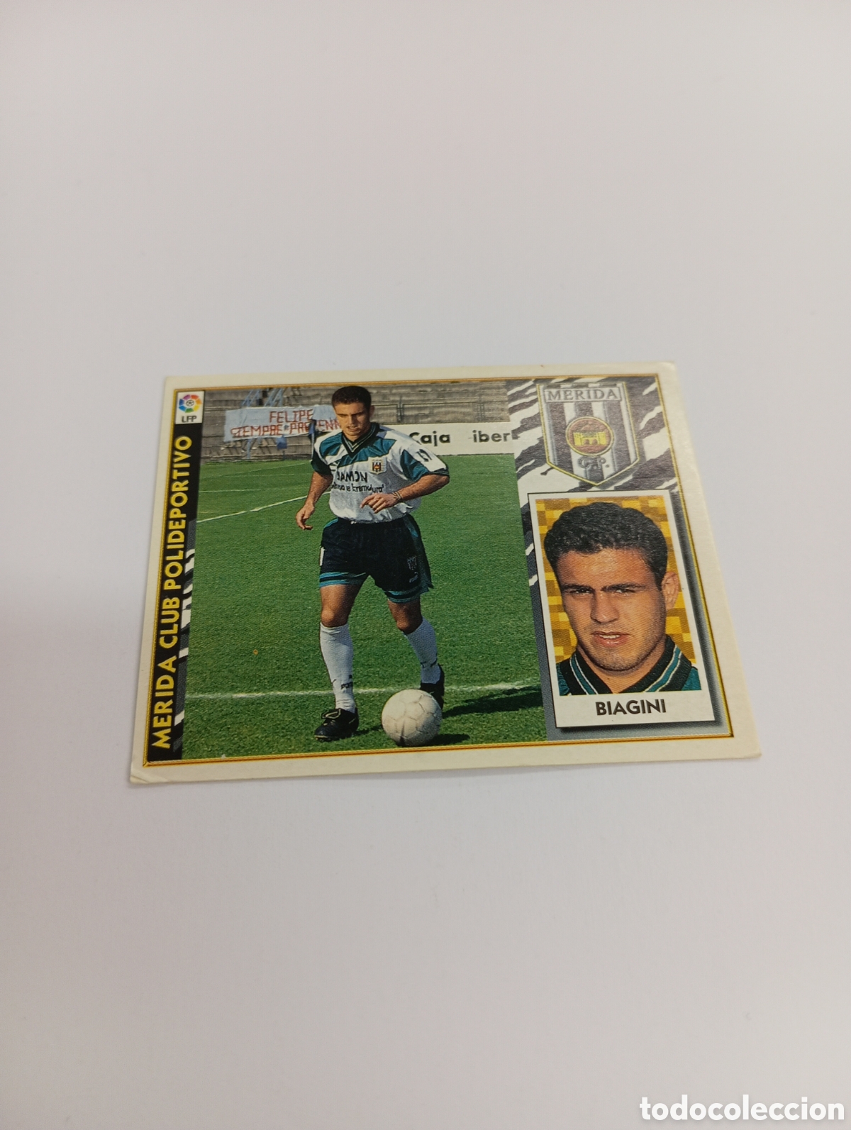 Cromos de F&uacute;tbol: BIAGINI COLOCA M&eacute;rida Liga Este 1997 1998 NUEVO SIN PEGAR 97 98