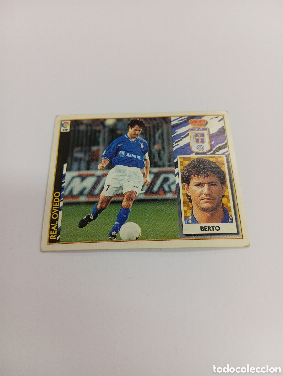 Cromos de F&uacute;tbol: BERTO Oviedo Liga Este 1997 1998 NUEVO SIN PEGAR 97 98