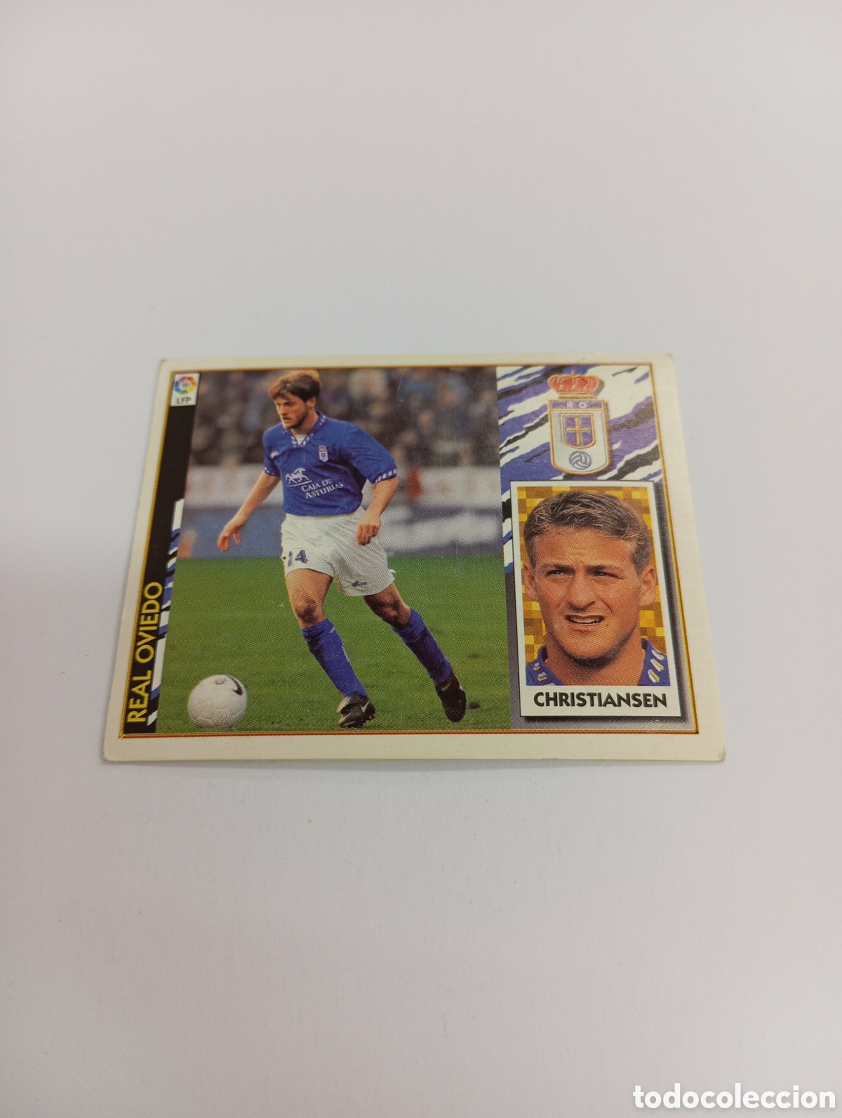 Cromos de F&uacute;tbol: CHRISTIANSEN Oviedo Liga Este 1997 1998 NUEVO SIN PEGAR 97 98