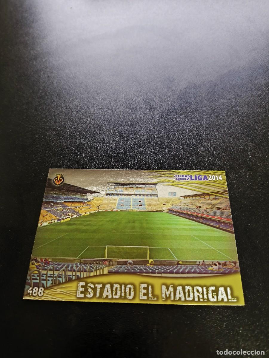 Cromos de F&uacute;tbol: 488 EL MADRIGAL BRILLO LISO VILLARREAL MUNDICROMO LIGA 2013 2014 13 14 NO PANINI ESTE