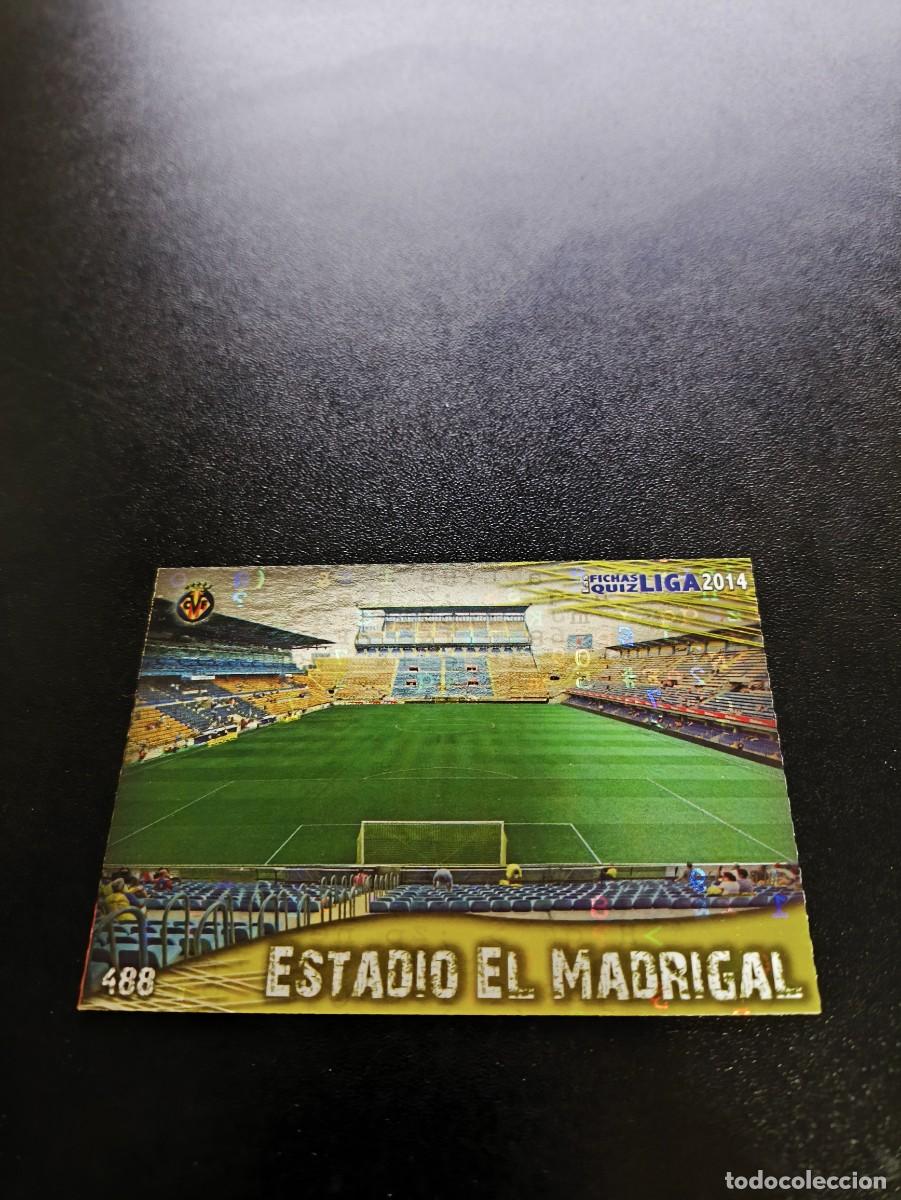 Cromos de F&uacute;tbol: 488 EL MADRIGAL BRILLO LETRAS VILLARREAL MUNDICROMO LIGA 2013 2014 13 14 NO PANINI ESTE