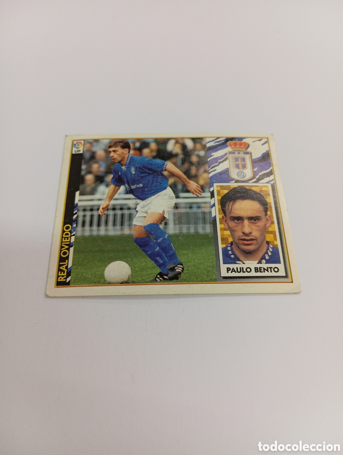 Football Stickers: PAULO BENTO Oviedo Liga Este 1997 1998 NUEVO SIN PEGAR 97 98