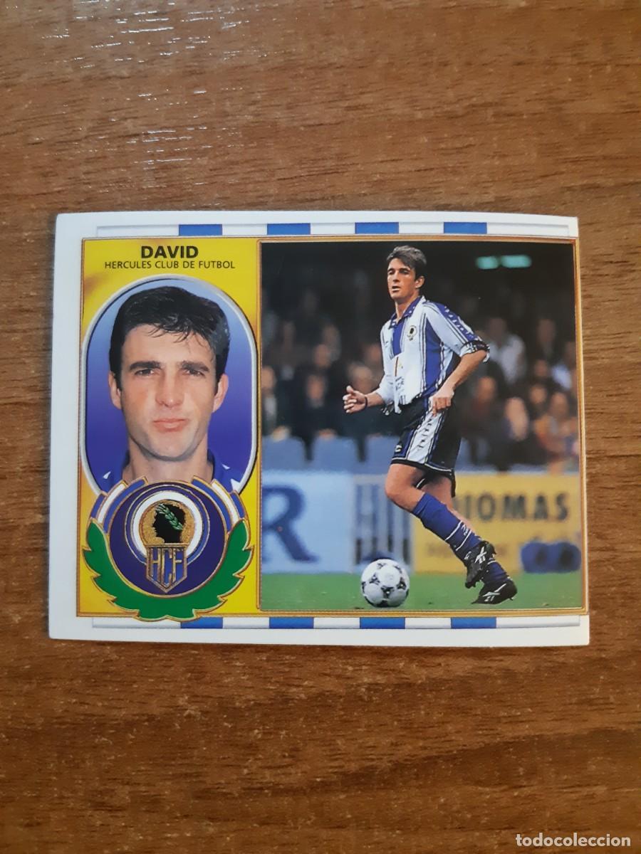 Cromos de F&uacute;tbol: BAJA DAVID H&Eacute;RCULES LIGA 96-97 ESTE. NUNCA PEGADO, SIN PEGAR