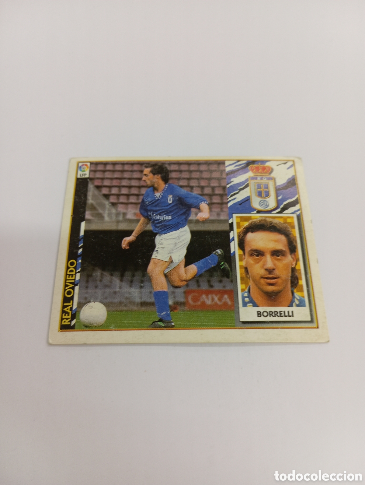 Cromos de F&uacute;tbol: BORRELLI BAJA Oviedo Liga Este 1997 1998 NUEVO SIN PEGAR 97 98