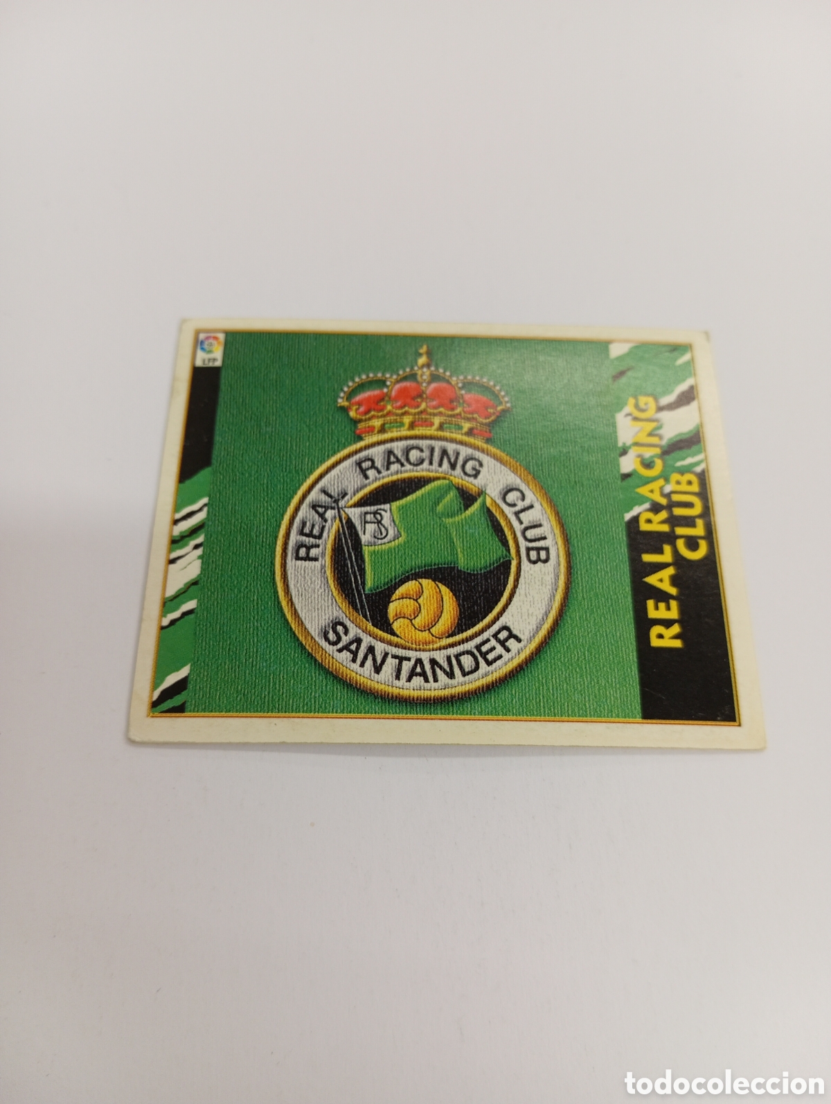 Cromos de F&uacute;tbol: ESCUDO Racing Liga Este 1997 1998 NUEVO SIN PEGAR 97 98