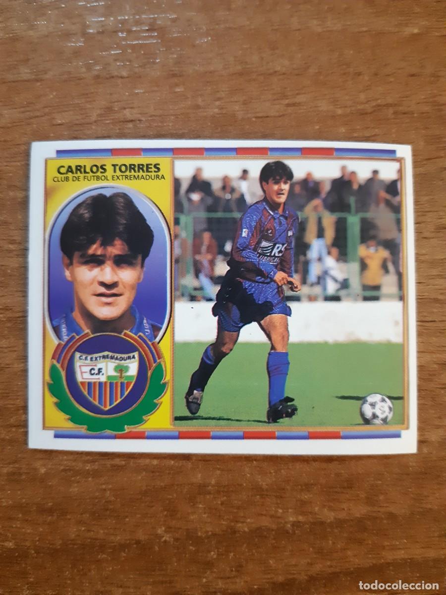 Cromos de F&uacute;tbol: BAJA CARLOS TORRES EXTREMADURA LIGA 96-97 ESTE. NUNCA PEGADO, SIN PEGAR