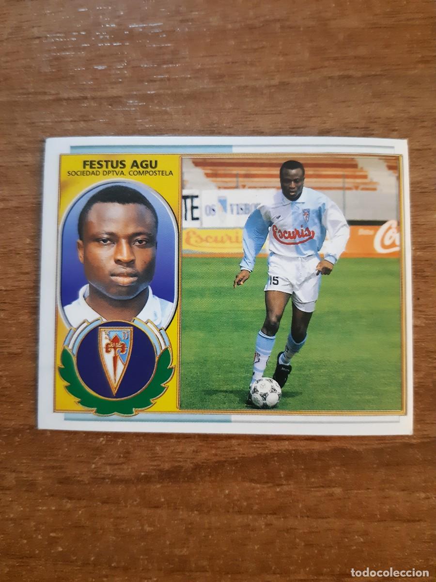 Cromos de F&uacute;tbol: BAJA FESTUS AGU COMPOSTELA LIGA 96-97 ESTE. NUNCA PEGADO, SIN PEGAR
