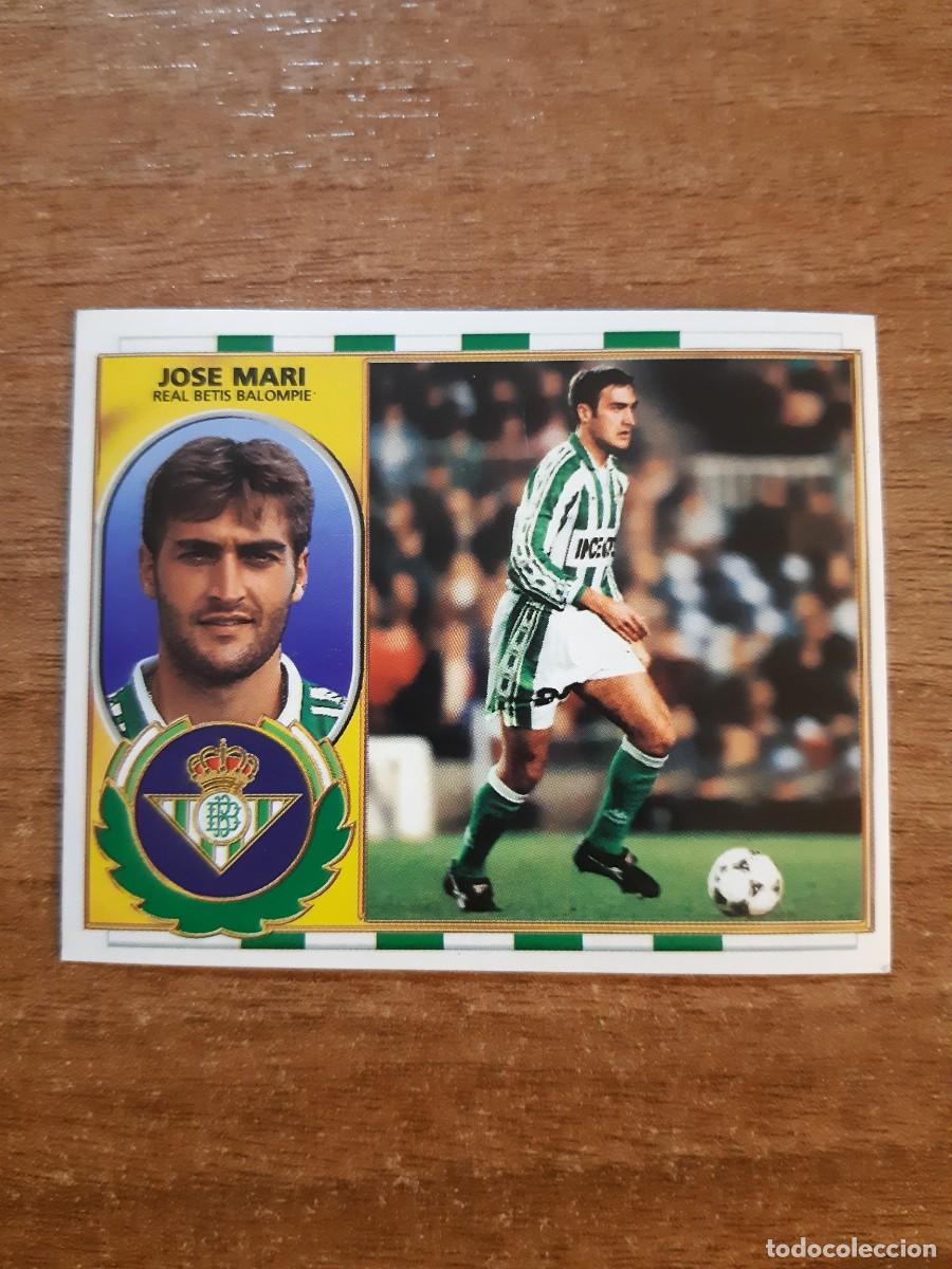 Cromos de F&uacute;tbol: BAJA JOSE MARI BETIS LIGA 96-97 ESTE. NUNCA PEGADO, SIN PEGAR