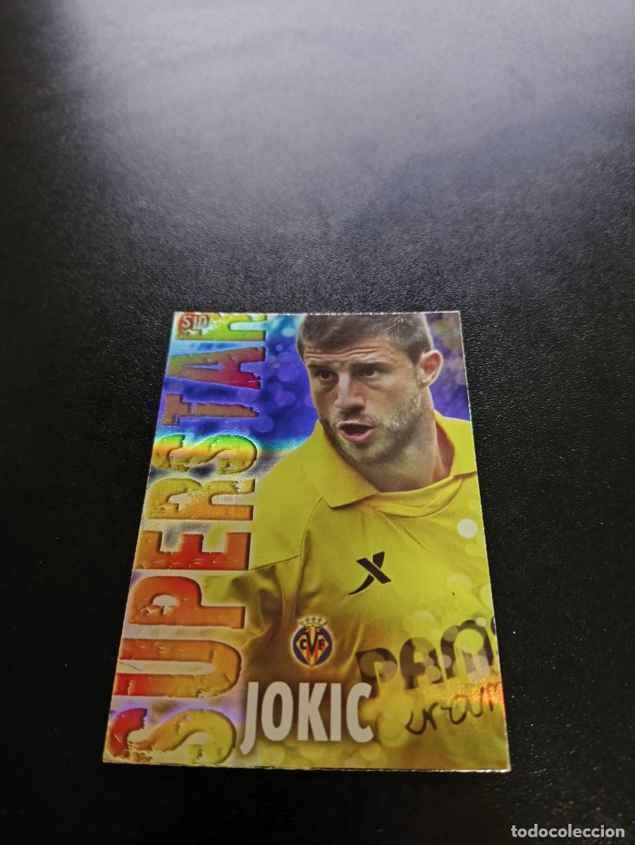 Cromos de F&uacute;tbol: 510 JOKIC SUPERSTAR FONDO RAYAS VILLARREAL MUNDICROMO LIGA 2013 2014 13 14 NO PANINI ESTE