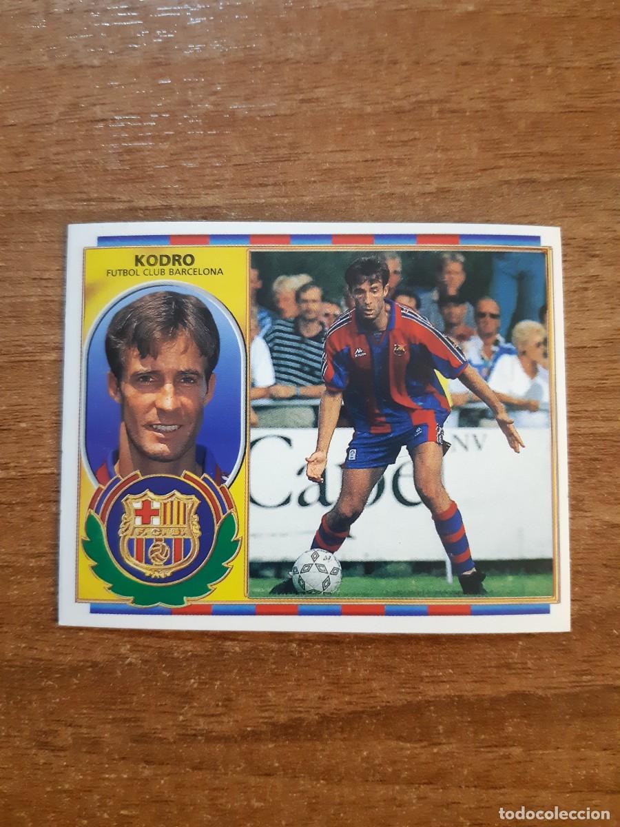 Cromos de F&uacute;tbol: BAJA KODRO BARCELONA LIGA 96-97 ESTE. NUNCA PEGADO, SIN PEGAR
