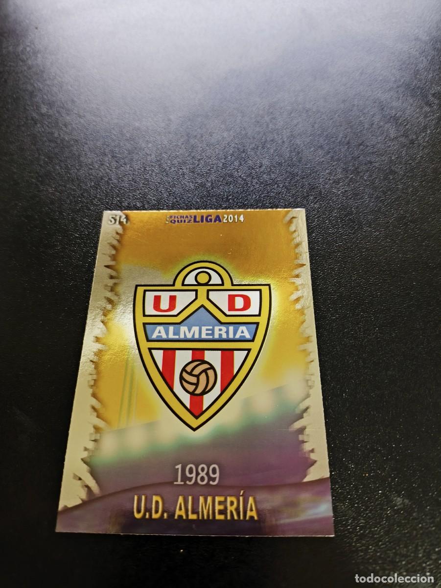 Cromos de F&uacute;tbol: 514 ESCUDO BRILLO LISO ALMERIA MUNDICROMO LIGA 2013 2014 13 14 NO PANINI ESTE
