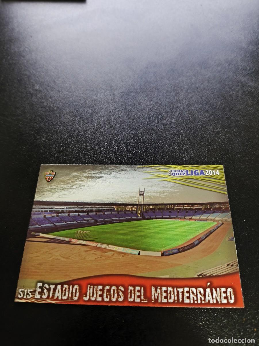 Cromos de F&uacute;tbol: 515 ESTADIO MEDITERRANEO BRILLO LISO ALMERIA MUNDICROMO LIGA 2013 2014 13 14 NO PANINI ESTE