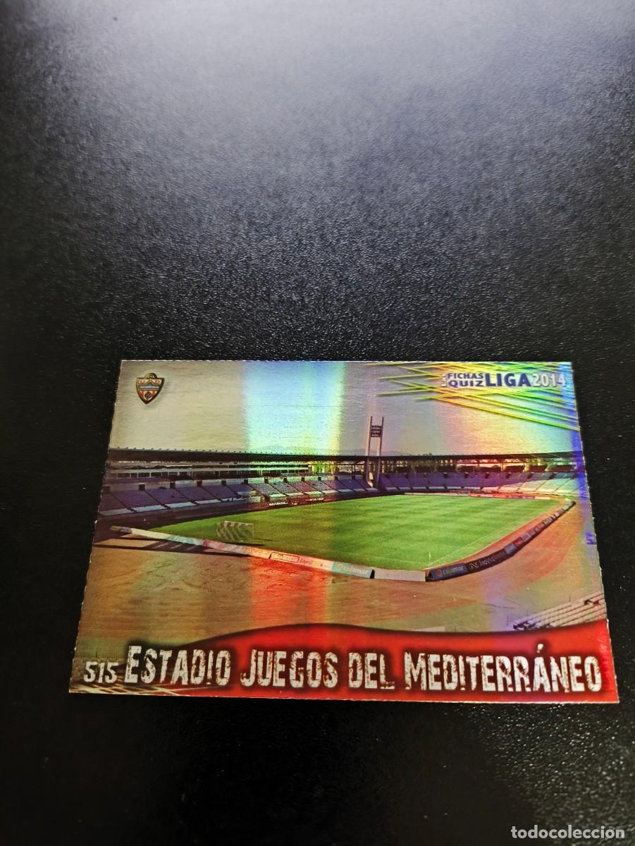 Cromos de F&uacute;tbol: 515 ESTADIO MEDITERRANEO FONDO RAYAS ALMERIA MUNDICROMO LIGA 2013 2014 13 14 NO PANINI ESTE