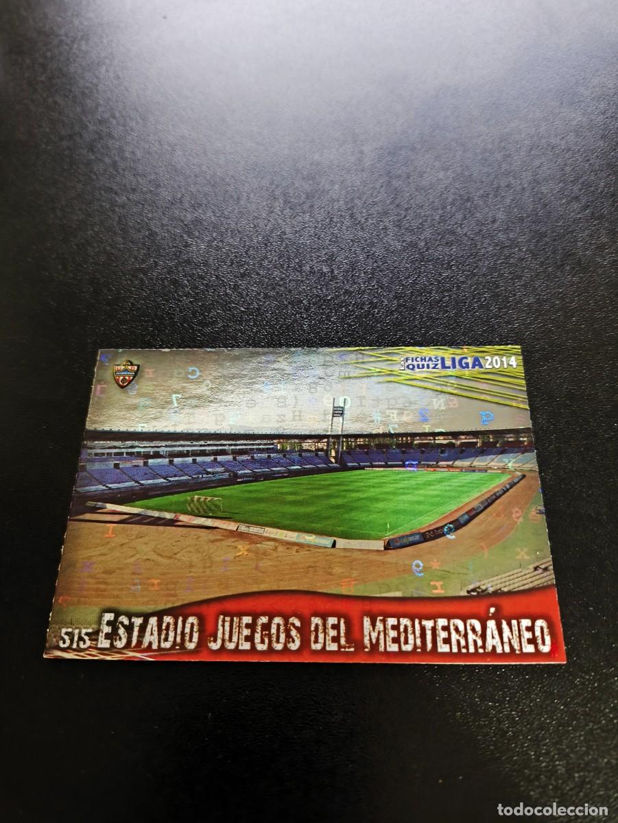 Cromos de F&uacute;tbol: 515 ESTADIO MEDITERRANEO FONDO LETRAS ALMERIA MUNDICROMO LIGA 2013 2014 13 14 NO PANINI ESTE