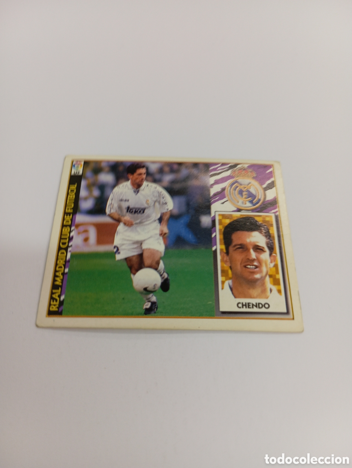 Cromos de F&uacute;tbol: CHENDO Real Madrid Liga Este 1997 1998 NUEVO SIN PEGAR 97 98