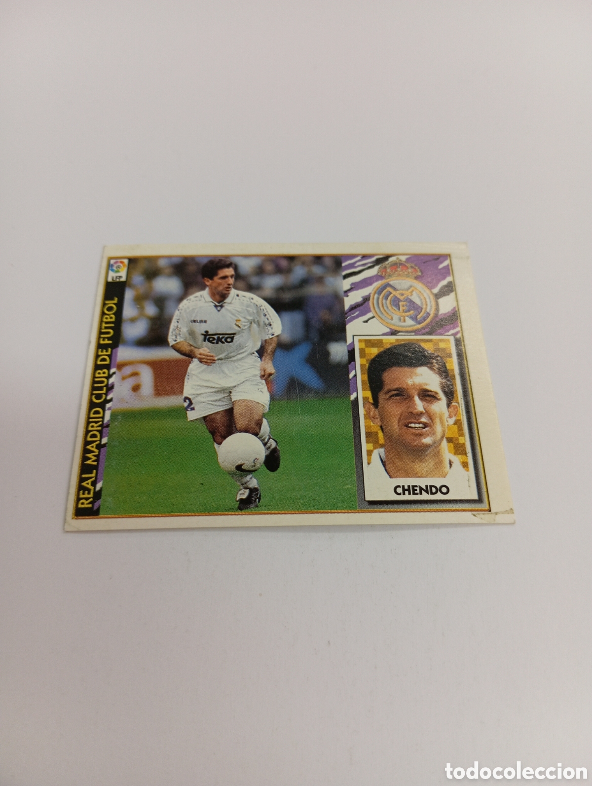 Cromos de F&uacute;tbol: CHENDO Real Madrid Liga Este 1997 1998 NUEVO SIN PEGAR 97 98