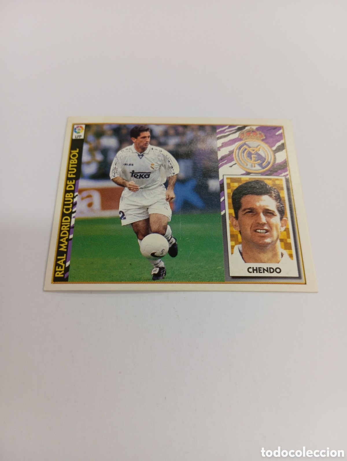 Cromos de F&uacute;tbol: CHENDO Real Madrid Liga Este 1997 1998 NUEVO SIN PEGAR 97 98