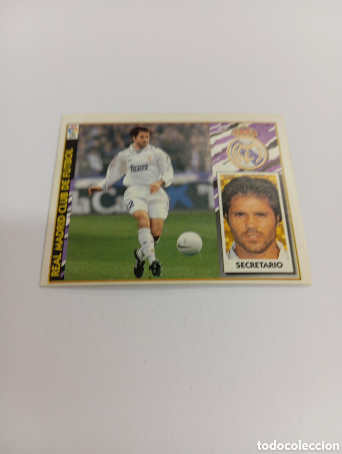 Cromos de F&uacute;tbol: SECRETARIO Real Madrid Liga Este 1997 1998 NUEVO SIN PEGAR 97 98