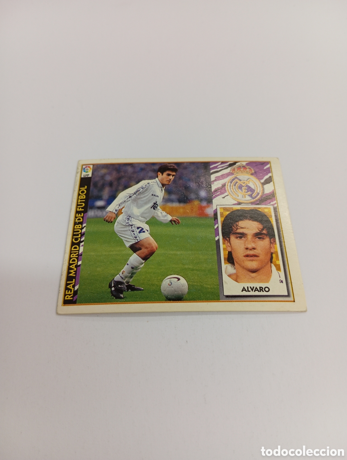 Cromos de F&uacute;tbol: ALVARO Real Madrid Liga Este 1997 1998 NUEVO SIN PEGAR 97 98