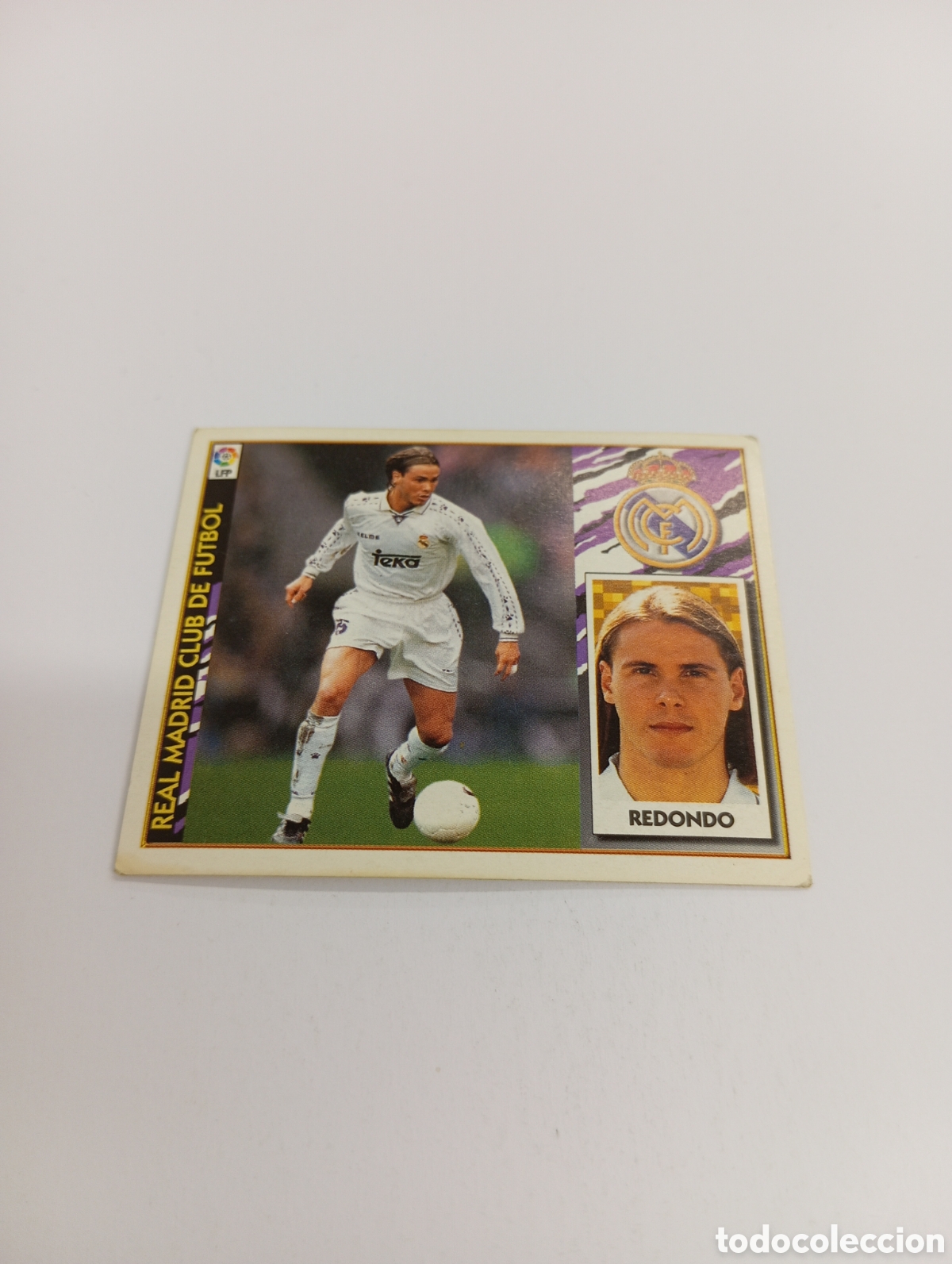 Cromos de F&uacute;tbol: REDONDO Real Madrid Liga Este 1997 1998 NUEVO SIN PEGAR 97 98