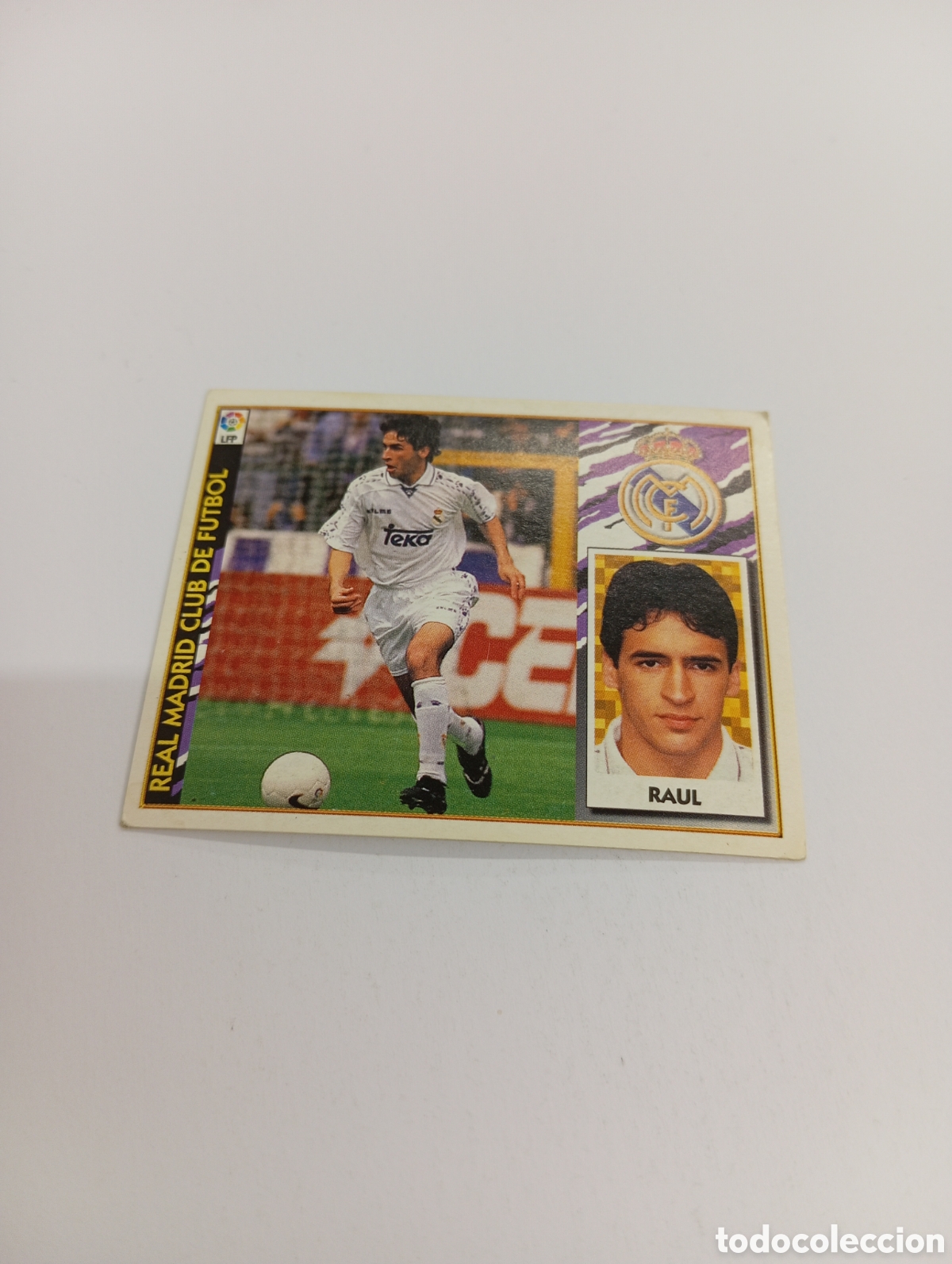 Cromos de F&uacute;tbol: RA&Uacute;L Real Madrid Liga Este 1997 1998 NUEVO SIN PEGAR 97 98