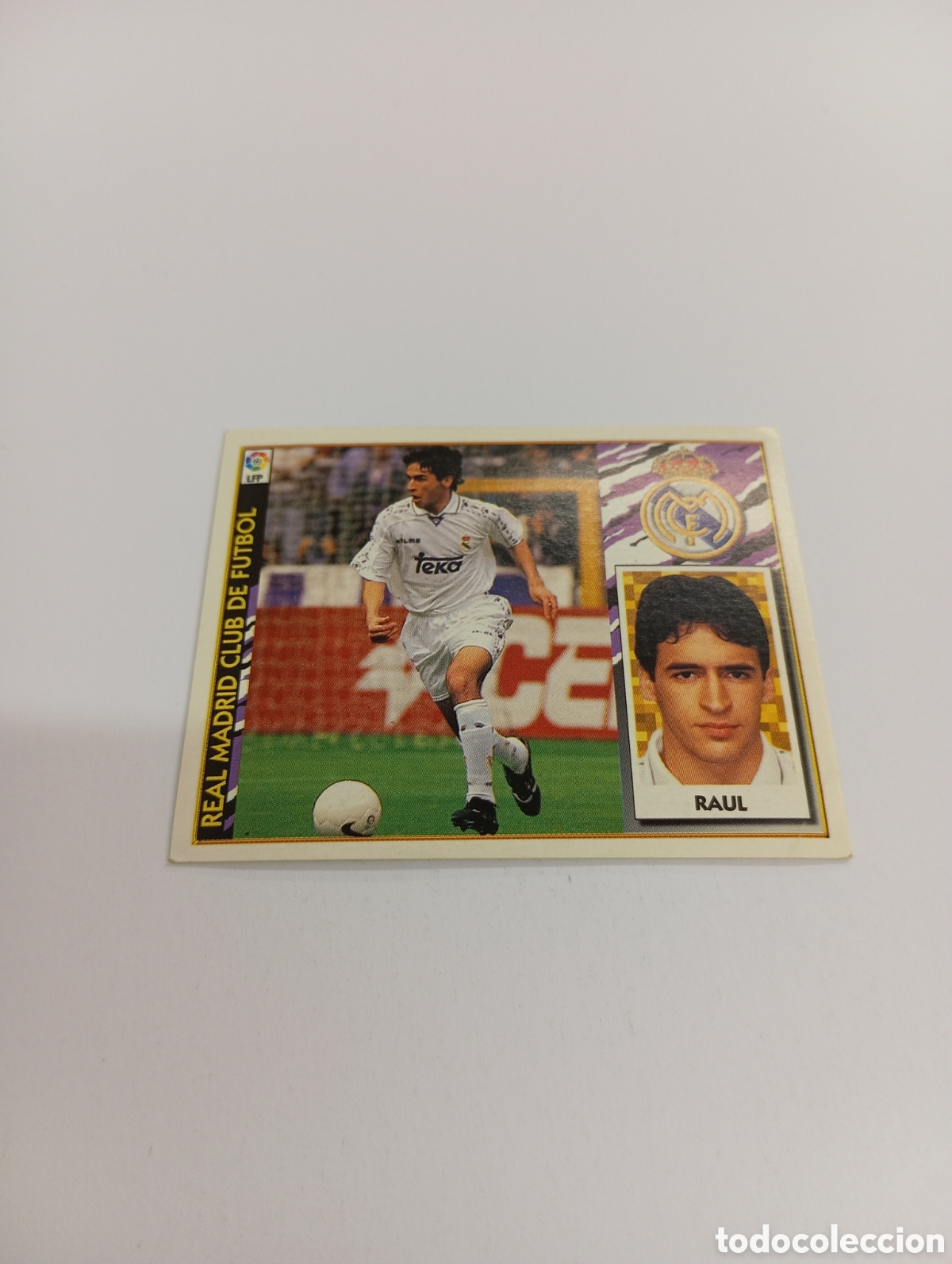 Cromos de F&uacute;tbol: RA&Uacute;L Real Madrid Liga Este 1997 1998 NUEVO SIN PEGAR 97 98