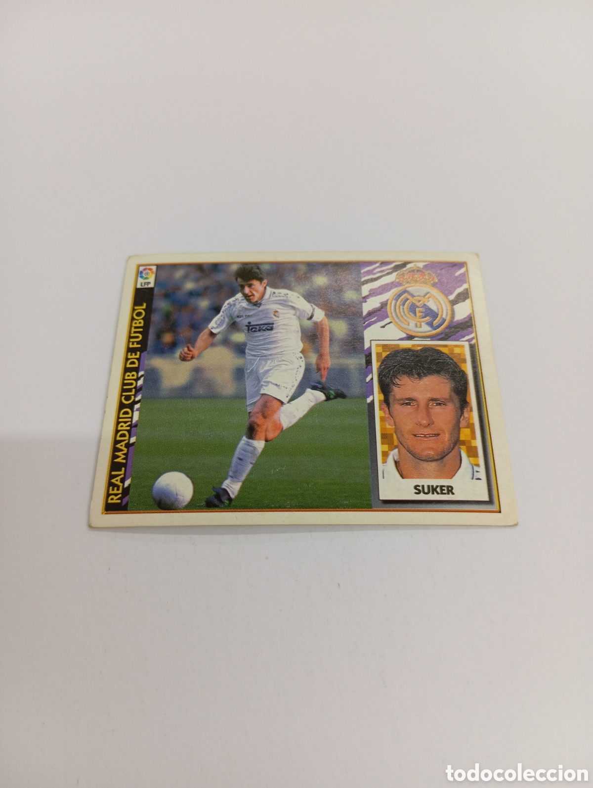 Cromos de F&uacute;tbol: SUKER Real Madrid Liga Este 1997 1998 NUEVO SIN PEGAR 97 98