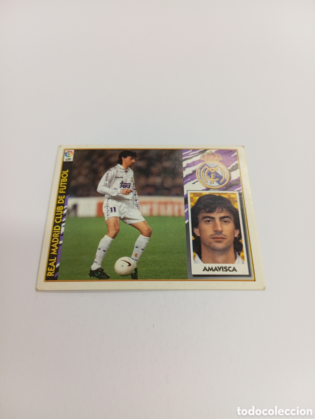 Cromos de F&uacute;tbol: AMAVISCA Real Madrid Liga Este 1997 1998 NUEVO SIN PEGAR 97 98