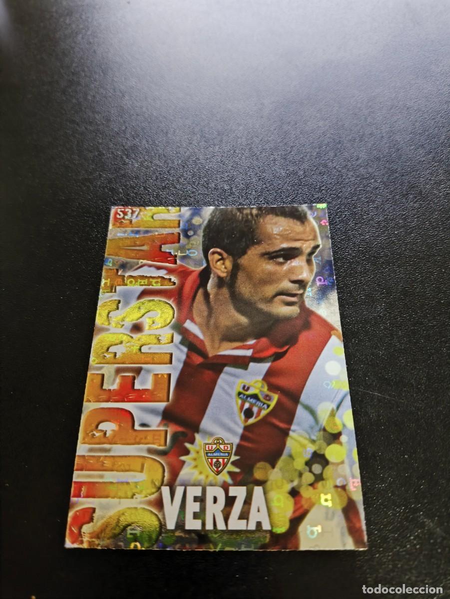 Cromos de F&uacute;tbol: 537 VERZA SUPERSTAR FONDO LETRAS ALMERIA MUNDICROMO LIGA 2013 2014 13 14 NO PANINI ESTE