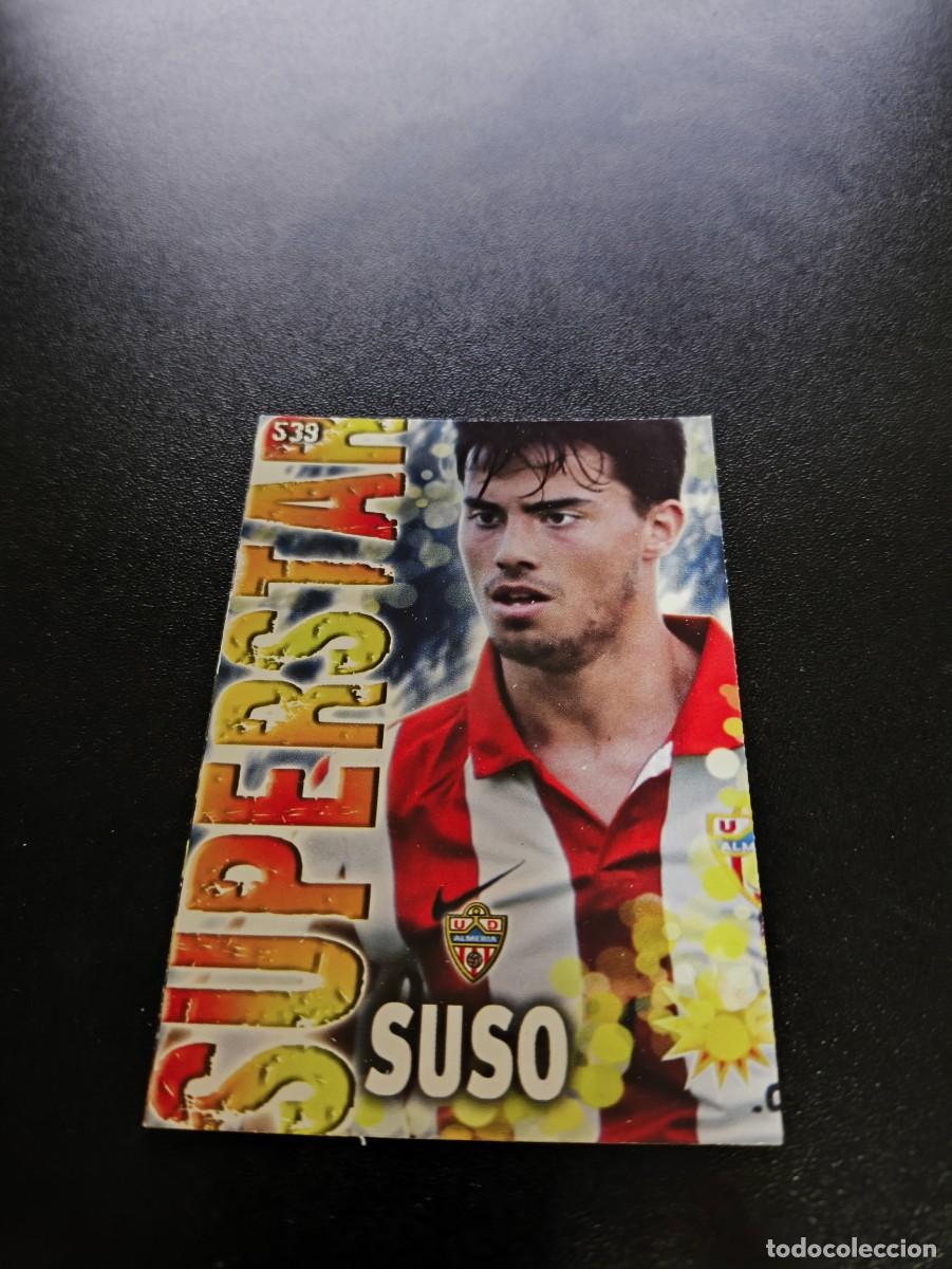 Cromos de F&uacute;tbol: 539 SUSO SUPERSTAR FONDO MATE ALMERIA MUNDICROMO LIGA 2013 2014 13 14 NO PANINI ESTE