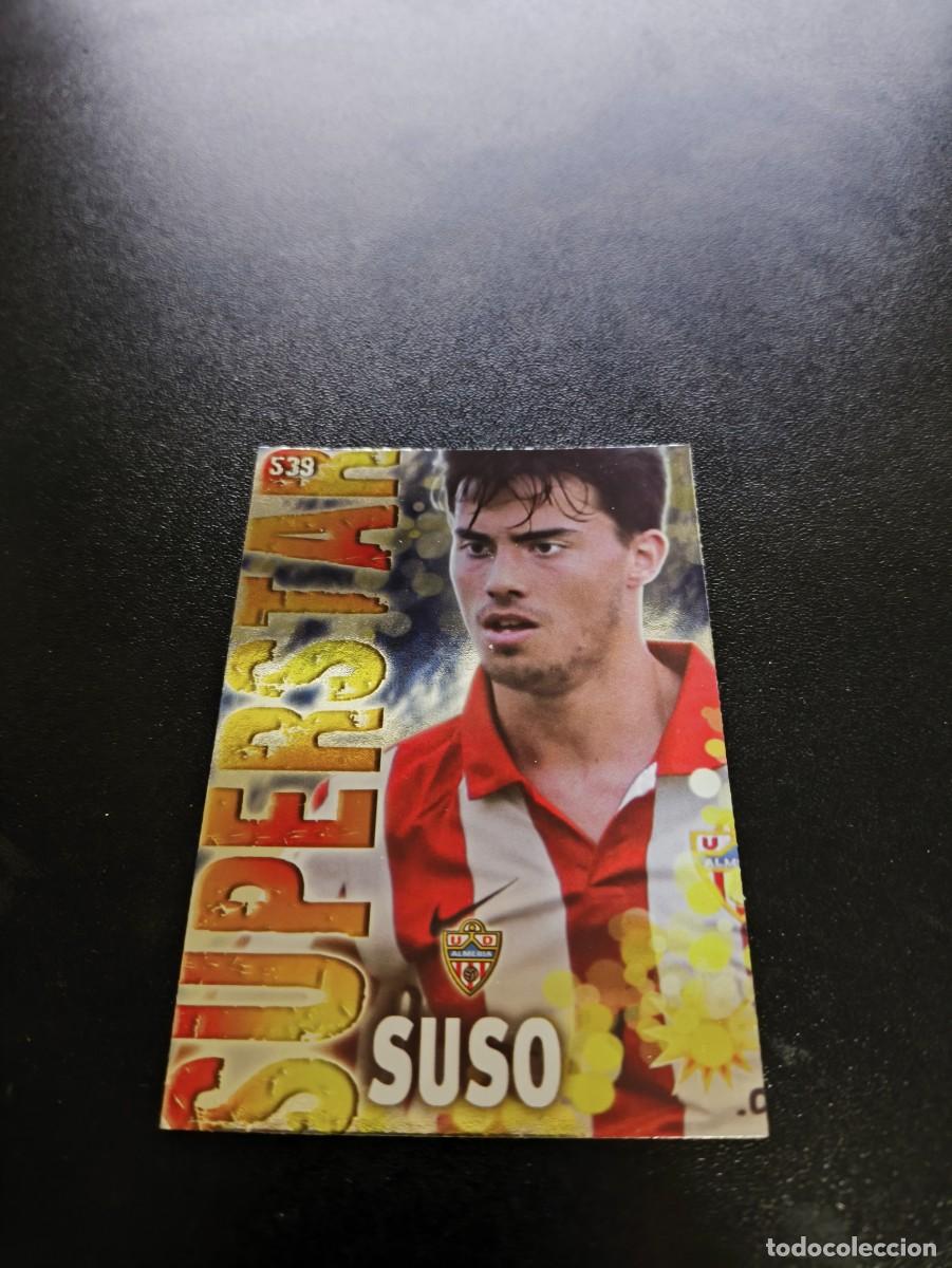 Cromos de F&uacute;tbol: 539 SUSO SUPERSTAR BRILLO LISO ALMERIA MUNDICROMO LIGA 2013 2014 13 14 NO PANINI ESTE