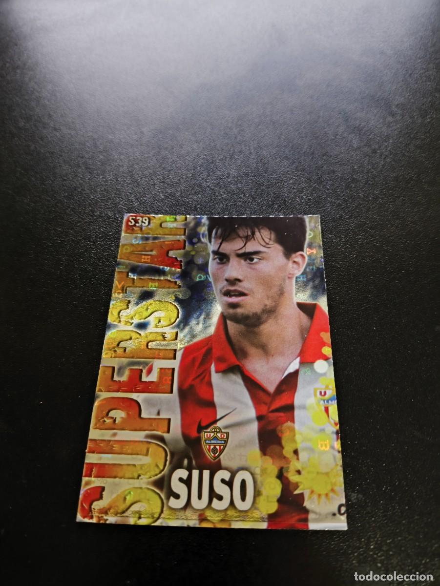 Cromos de F&uacute;tbol: 539 SUSO SUPERSTAR FONDO LETRAS ALMERIA MUNDICROMO LIGA 2013 2014 13 14 NO PANINI ESTE