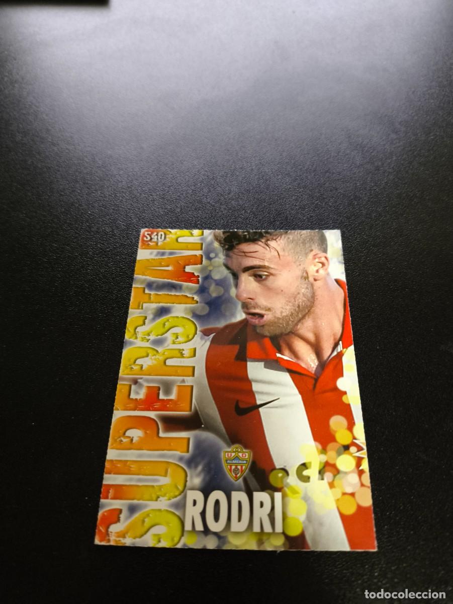 Cromos de F&uacute;tbol: 540 RODRI SUPERSTAR FONDO MATE ALMERIA MUNDICROMO LIGA 2013 2014 13 14 NO PANINI ESTE