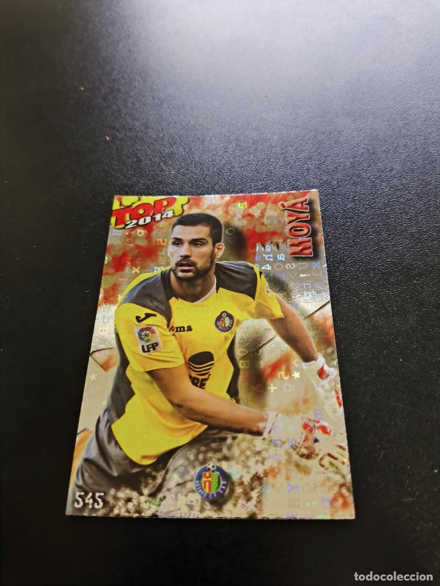 Cromos de F&uacute;tbol: 545 MOYA GETAFE BRILLO ROJO LETRAS TOP MUNDICROMO LIGA 2013 2014 13 14 NO PANINI ESTE