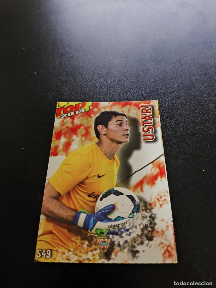 Cromos de F&uacute;tbol: 549 USTARI ALMERIA ROJO MATE TOP MUNDICROMO LIGA 2013 2014 13 14 NO PANINI ESTE