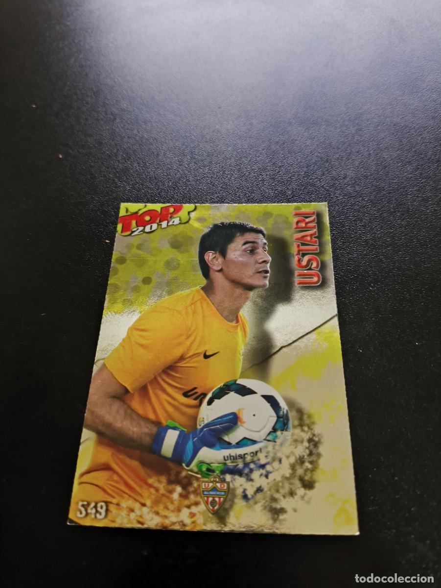 Cromos de F&uacute;tbol: 549 USTARI ALMERIA BRILLO AMARILLO TOP MUNDICROMO LIGA 2013 2014 13 14 NO PANINI ESTE