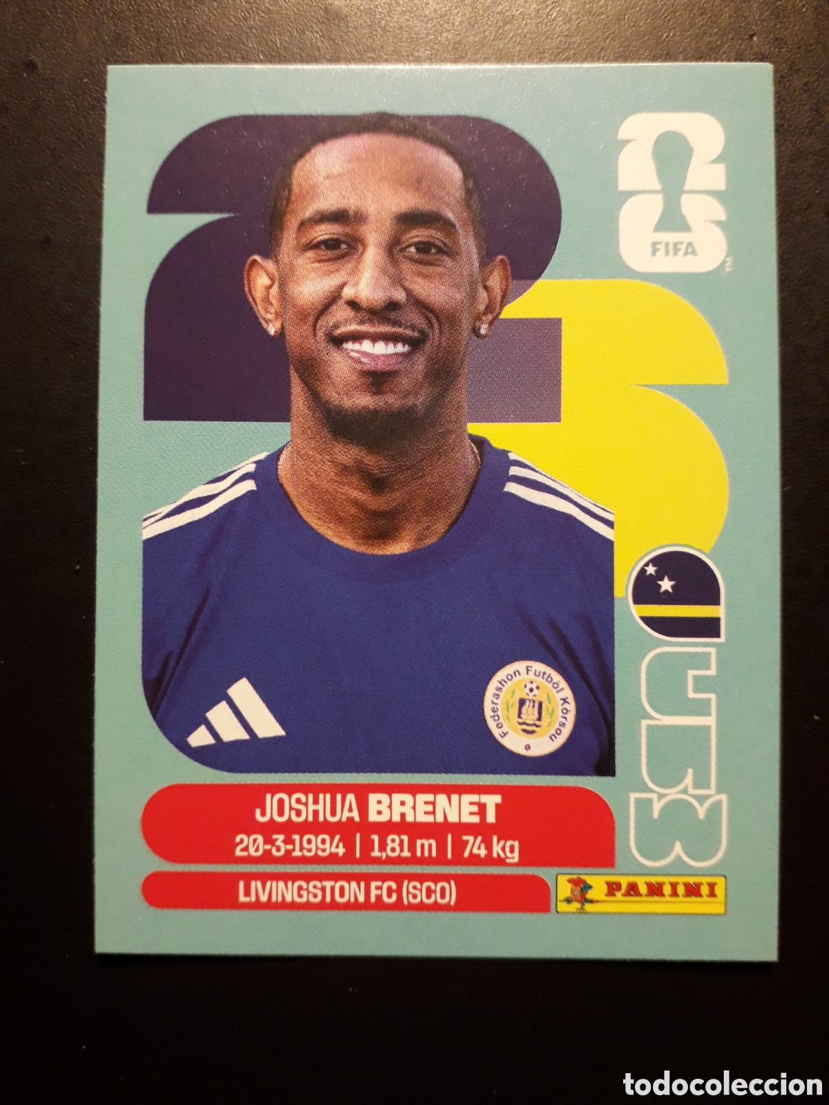 Cromos de F&uacute;tbol: BRENET CURA&Ccedil;AO CUW 6 MUNDIAL F&Uacute;TBOL 2026 FIFA WORLD CUP PANINI SIN PEGAR PEDIDO M&Iacute;NIMO 3&euro;