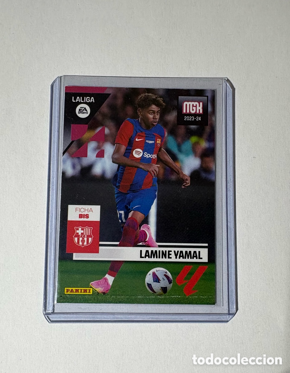 Cromos de F&uacute;tbol: Rookie Lamine Yamal #108BIS 108 bis FC Barcelona Panini Megacracks 2023 2024 23 24