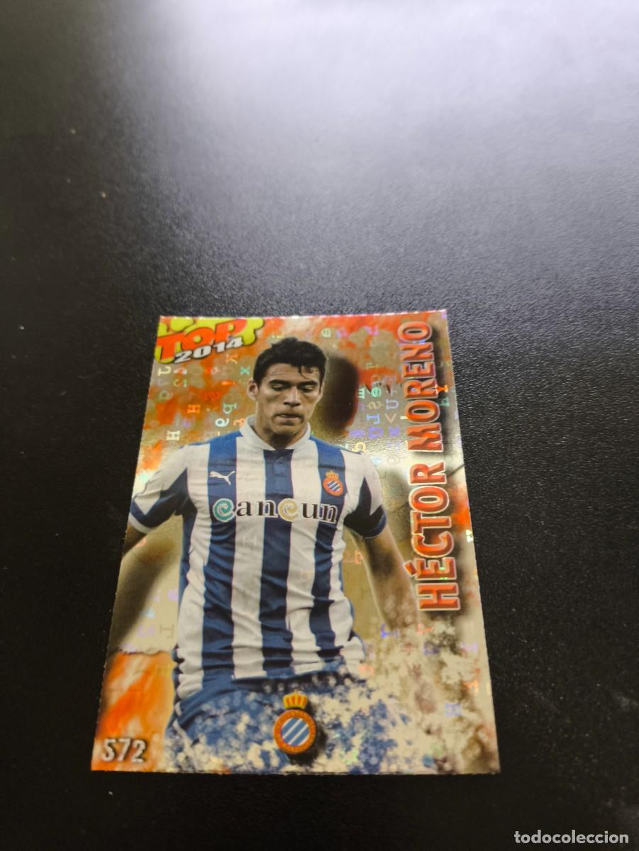 Cromos de Futebol: 572 HECTOR MORENO ESPANYOL BRILLO ROJO LETRAS TOP MUNDICROMO LIGA 2013 2014 13 14 NO PANINI ESTE