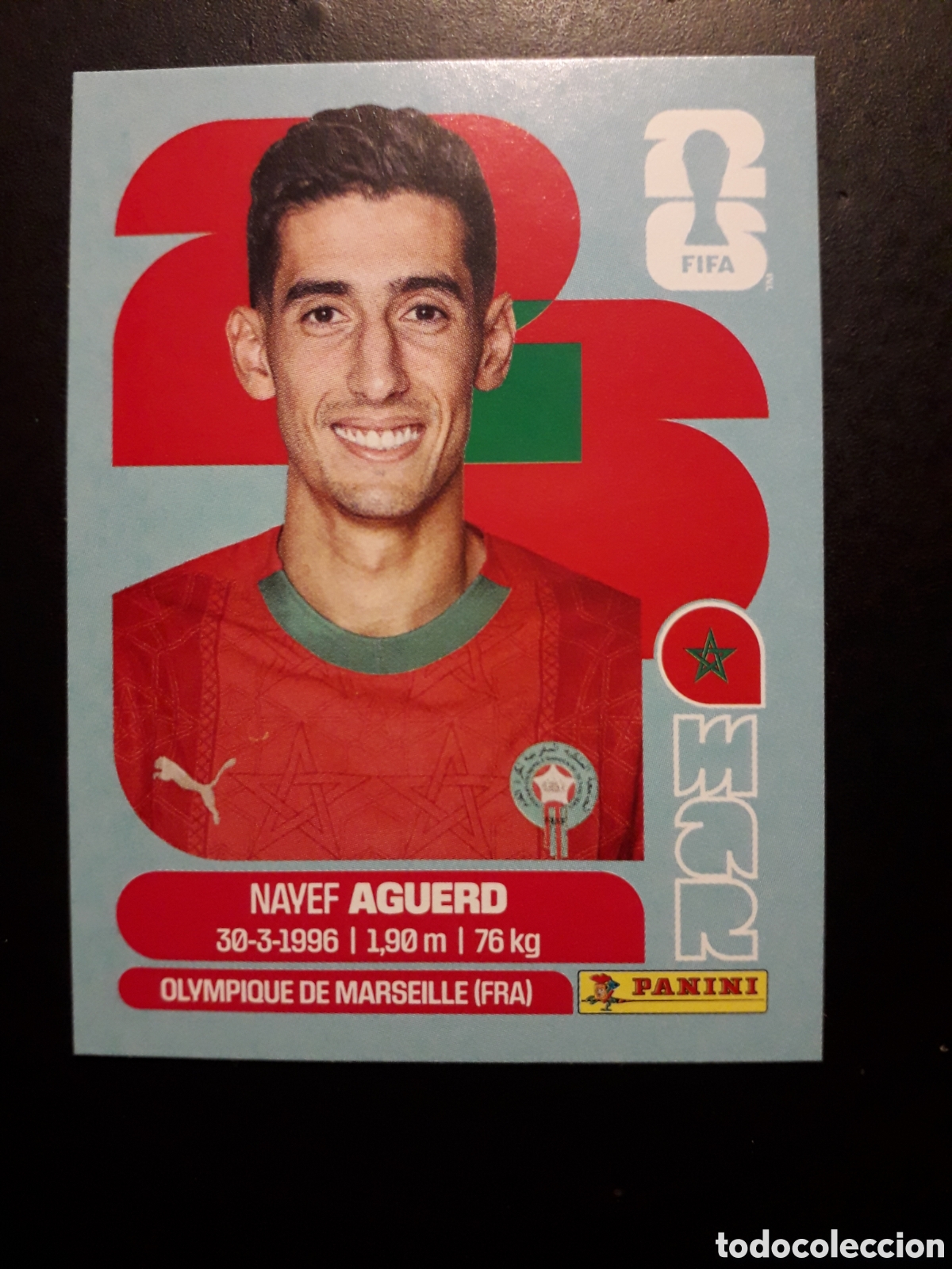 Cromos de Futebol: AGUERD MARRUECOS MAR 6 MUNDIAL F&Uacute;TBOL 2026 FIFA WORLD CUP PANINI SIN PEGAR PEDIDO M&Iacute;NIMO 3&euro;