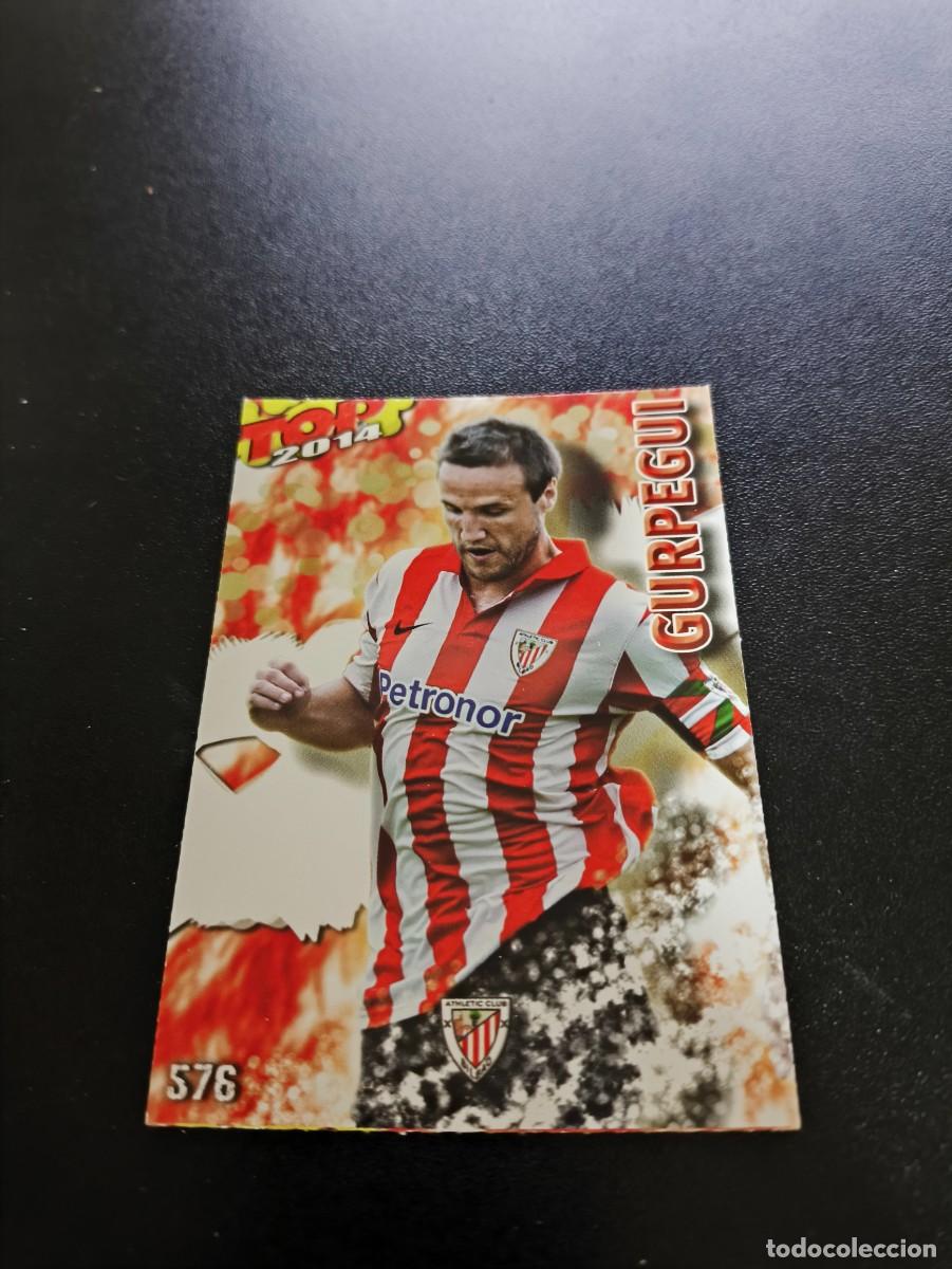 Cromos de F&uacute;tbol: 576 GURPEGUI ATHLETIC DE BILBAO ROJO MATE TOP MUNDICROMO LIGA 2013 2014 13 14 NO PANINI ESTE
