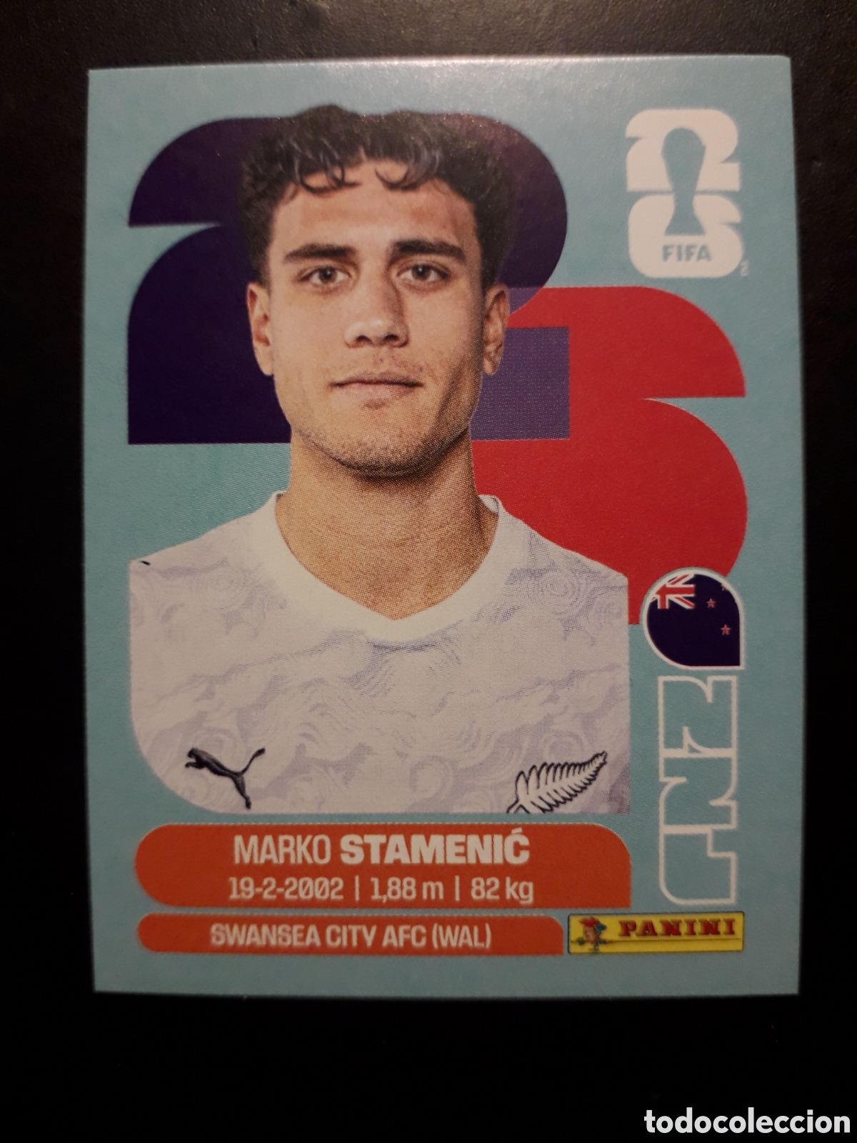 Cromos de F&uacute;tbol: STAMENIĆ NUEVA ZELANDA NZL 15 MUNDIAL F&Uacute;TBOL 2026 FIFA WORLD CUP PANINI SIN PEGAR PEDIDO M&Iacute;NIMO 3&euro;