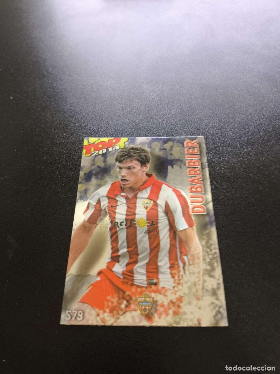 Cromos de F&uacute;tbol: 579 DUBARBIER ALMERIA BRILLO AZUL TOP MUNDICROMO LIGA 2013 2014 13 14 NO PANINI ESTE