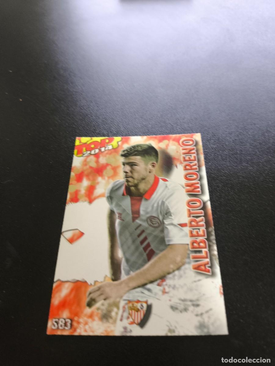 Cromos de F&uacute;tbol: 583 ALBERTO MORENO SEVILLA ROJO MATE TOP MUNDICROMO LIGA 2013 2014 13 14 NO PANINI ESTE