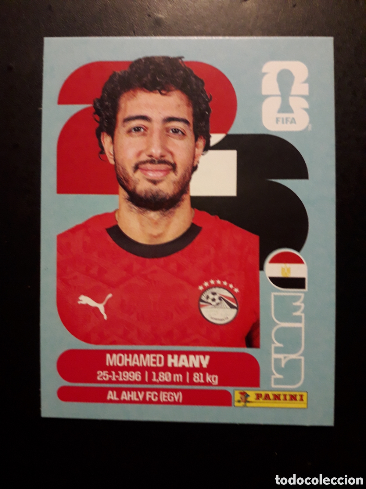 Cromos de F&uacute;tbol: HANY EGIPTO EGY 3 MUNDIAL F&Uacute;TBOL 2026 FIFA WORLD CUP PANINI SIN PEGAR PEDIDO M&Iacute;NIMO 3&euro;